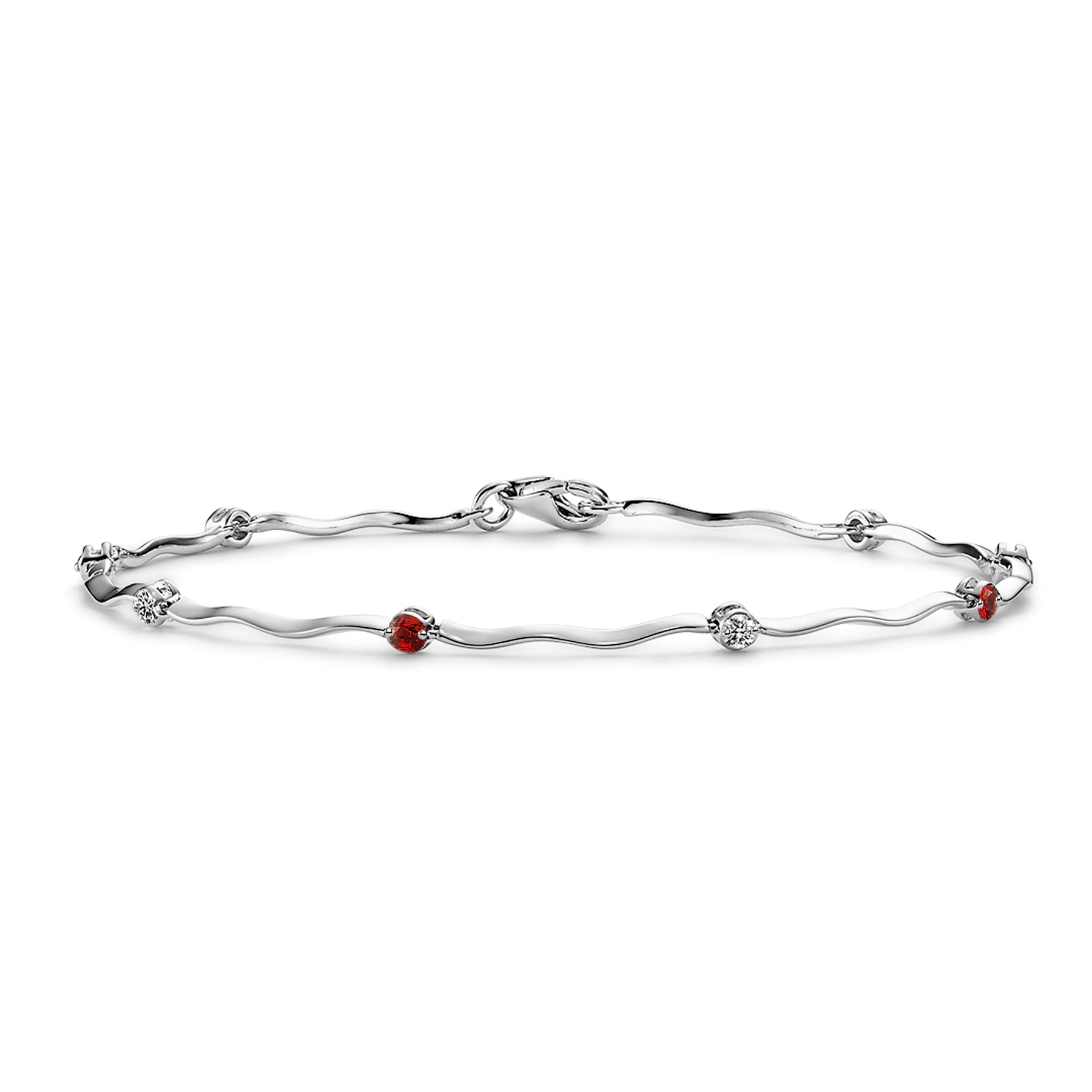 Ruby & Diamond Tennis Bracelet - Dracakis Jewellers