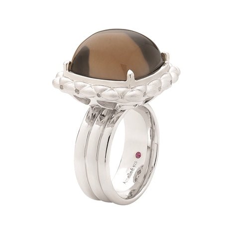 Smoky Quartz Cocktail Ring - Dracakis Jewellers