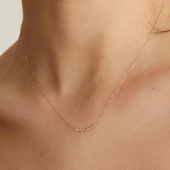Stargazer Natural Diamond Bar Necklace - Dracakis Jewellers