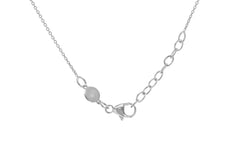 White Gold Disc Necklace - Dracakis Jewellers