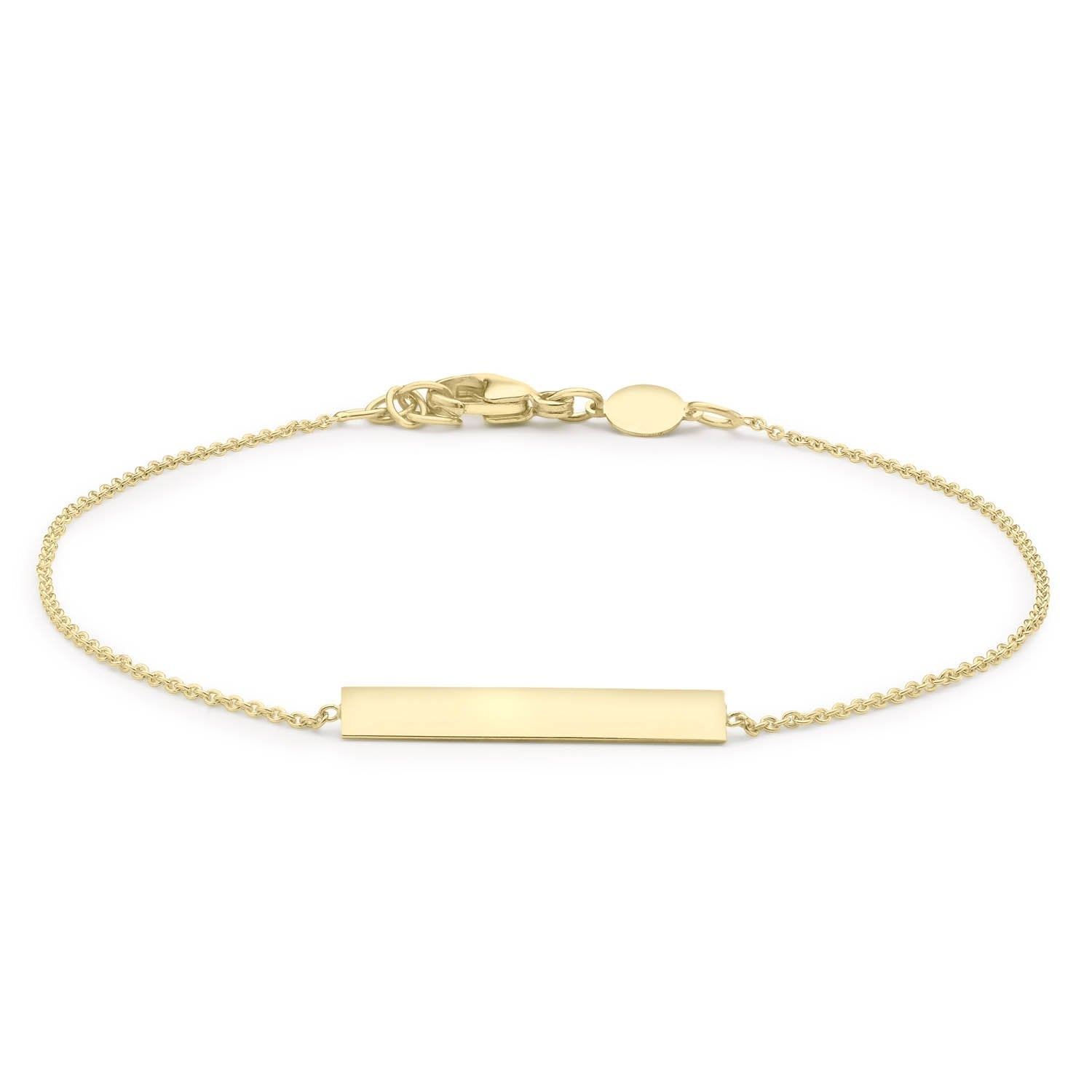 Yellow Gold Bar Bracelet - Dracakis Jewellers